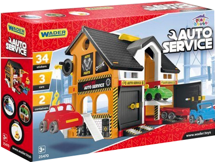 Zestaw do gry Wader Autoservice Play House (25470 Wader) - obraz 1