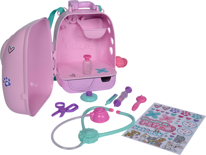 Рюкзак Simba Pamper Petz для улюбленця з ветеринарним набором та наклейками (5953526) (4006592068042) - зображення 2