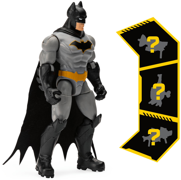 Фігурка Spin Master Batman із сюрпризом 10 см (6055946_сірий) (778988135457) - зображення 3