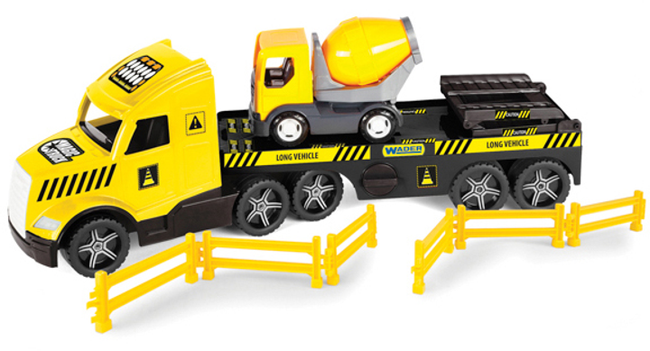 Вантажівка Wader Magic Truck Technic з бетонозмішувачем (36460) - зображення 2