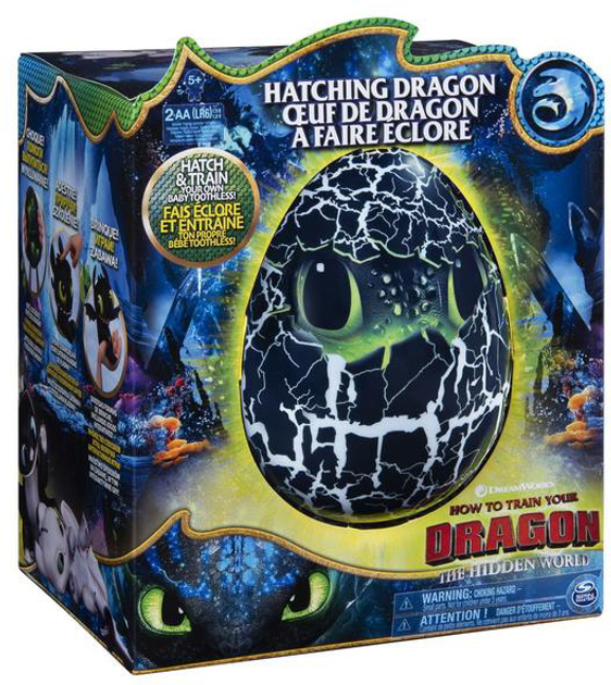 Інтерактивна іграшка Spin Master Dragons Як приборкати дракона 3 Дракон Беззубик у яйці (SM66631) (778988175040) - зображення 7