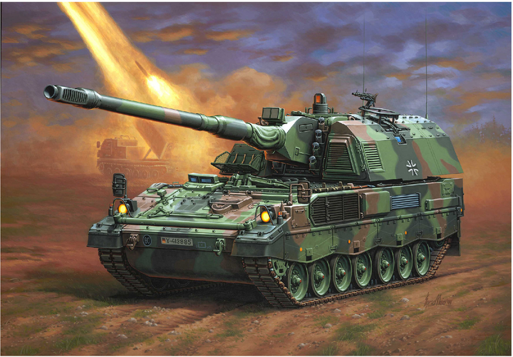 Złożony model działa samobieżnego Revell PzH 2000. Skala 1:35 (03279) - obraz 9
