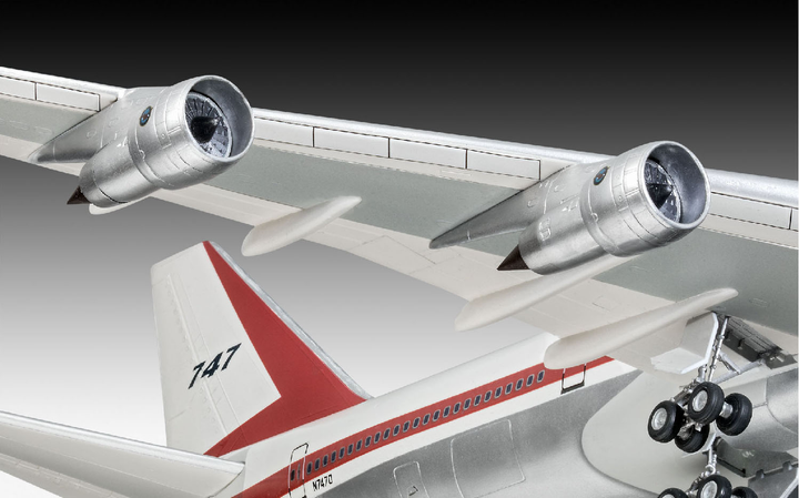 Складана модель Revell Літак Боїнг-747-100 50 років. Масштаб 1:144 (RVL-05686) (4009803056869) - зображення 5