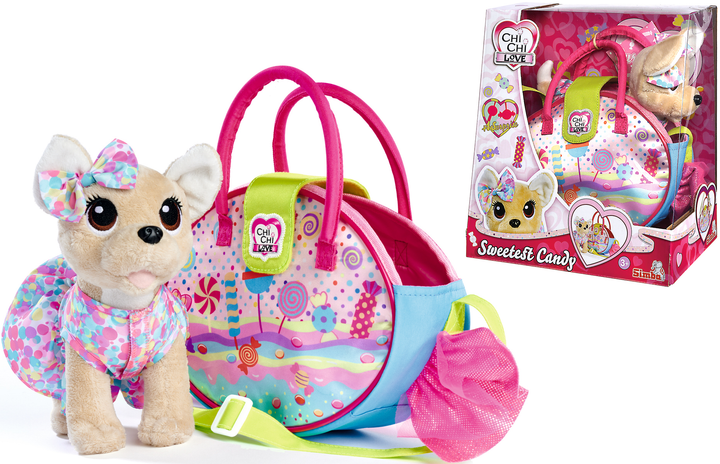 Piesek Simba Chi Chi Love Chihuahua Fashion z torebką i brelokiem 20 cm (105890001) - obraz 5