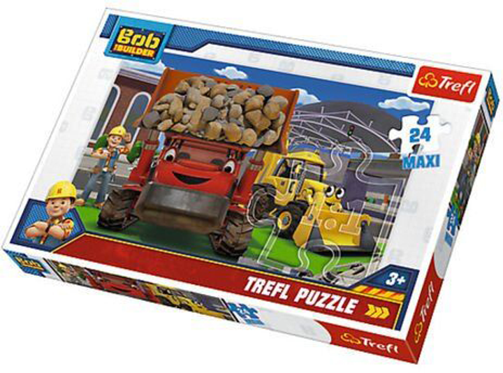 Puzzle Trefl Maxi Builder Bob - So We Can 24 elementy (14246) - obraz 1