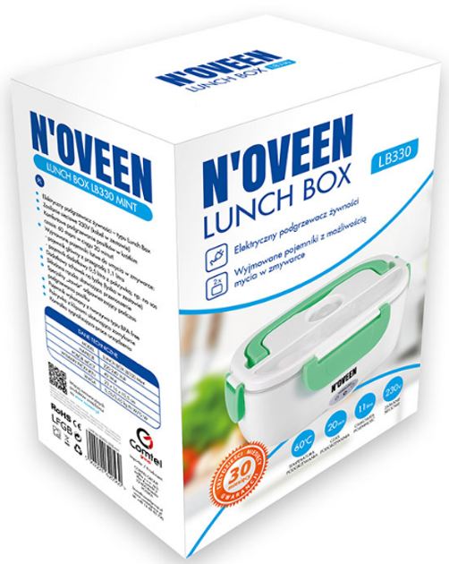 Pudełko śniadaniowe Noveen LB330 1.6 l Mint (070842) - obraz 7