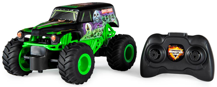 Samochód zdalnie sterowany Spin Master Monster Jam Grave Digger RC 1:24 w pudełku 14.5x28.5x15 cm (6044955) - obraz 3