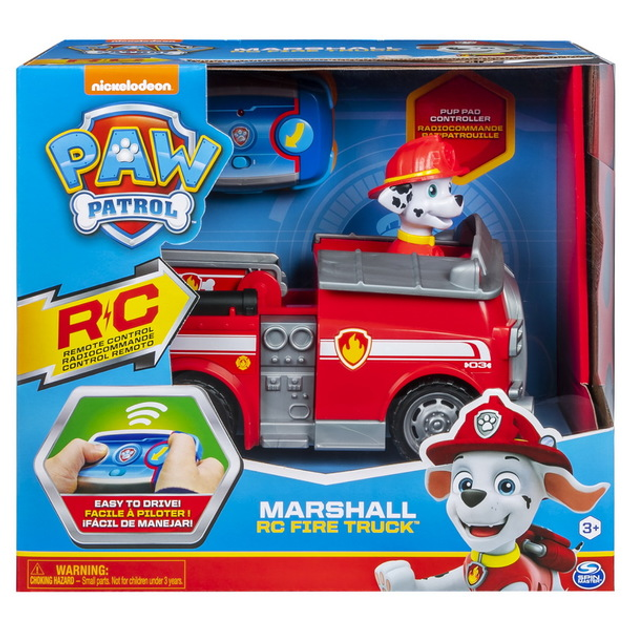 Рятувальний автомобіль Spin Master Paw Patrol Щенячий патруль: Пожежна машина Маршала на дистанційному керуванні (SM76200/8697) - зображення 1