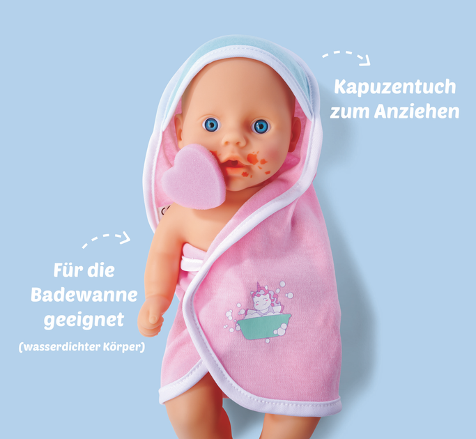 Lalka bobas Simba NBB Kąpanie 30 cm (5030006) (4006592075200) - obraz 5