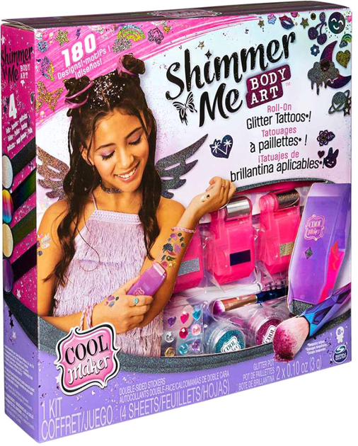 Zestaw do malowania ciała Spin Master Cool Maker: Shimmer Me (6061176) - obraz 9