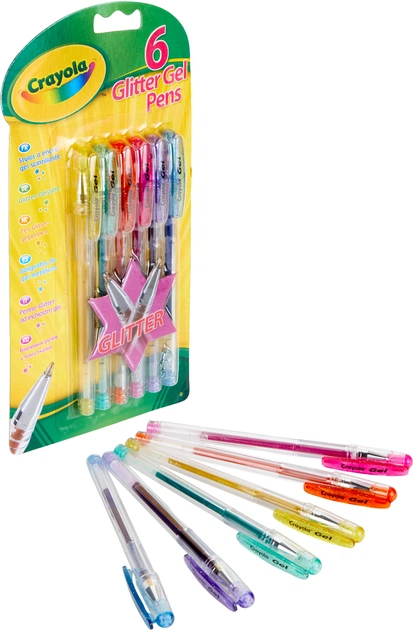 Zestaw długopisów żelowych Crayola 6 szt. (7747) - obraz 4