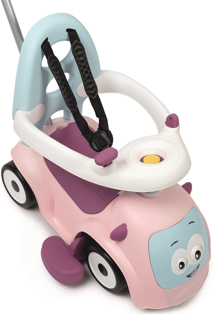 Jeździk Smoby Toys Maestro Kolejka górska 3 w 1 z efektami dźwiękowymi różowy (7600720305) - obraz 4