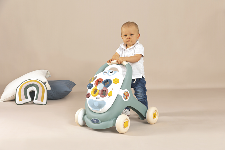 Chodzik pchacz interaktywny Smoby Little 3 w 1 z wyjmowanym panelem (7600140304) - obraz 7