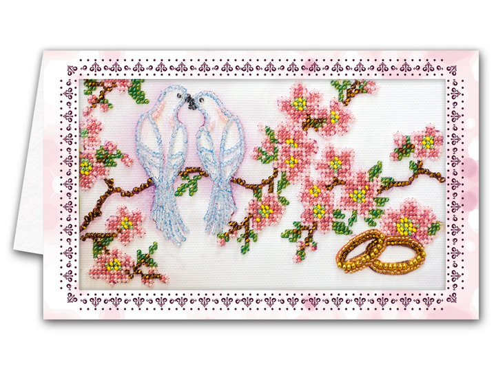 Kits :: Cross stitch :: abc-develop.ru :: Серия на пластиковой канве :: Р Свадебная открытка