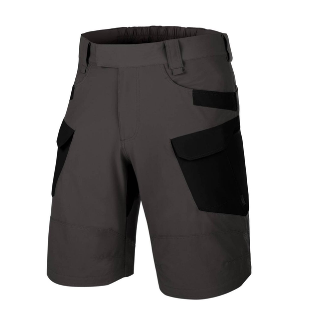 Шорти тактичні чоловічі OTS (Outdoor tactical shorts) 11"® - VersaStretch® Lite Helikon-Tex Ash grey/Black (Сіро-чорний) XXXXL/Regular - зображення 1