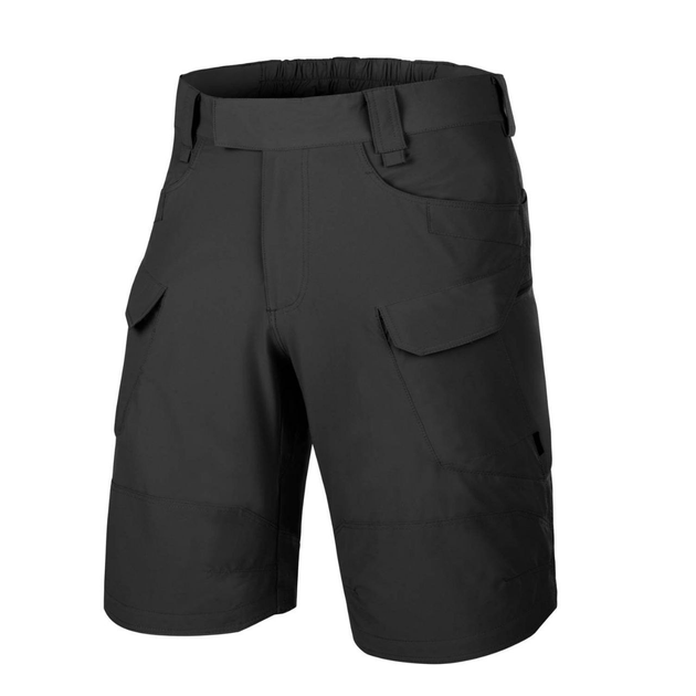 Шорти тактичні чоловічі OTS (Outdoor tactical shorts) 11"® - VersaStretch® Lite Helikon-Tex Black (Чорний) XXXXL/Regular - зображення 1