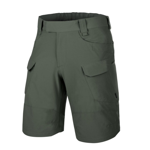 Шорти тактичні чоловічі OTS (Outdoor tactical shorts) 11"® - VersaStretch® Lite Helikon-Tex Olive drab (Сіра олива) XL/Regular - зображення 1