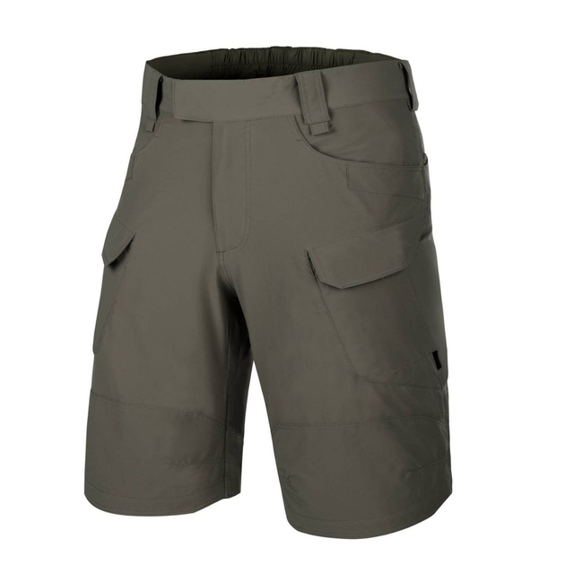 Шорты тактические мужские OTS (Outdoor tactical shorts) 11"® - VersaStretch® Lite Helikon-Tex Taiga green (Зеленая тайга) M/Regular - изображение 1