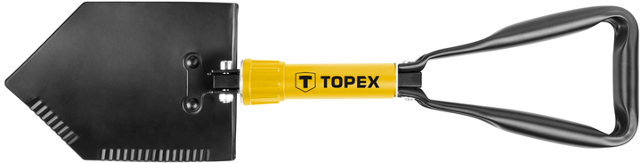 Лопата TOPEX саперная, складная, 24.5x15.5 см, длина 58 см (15A075) - изображение 2