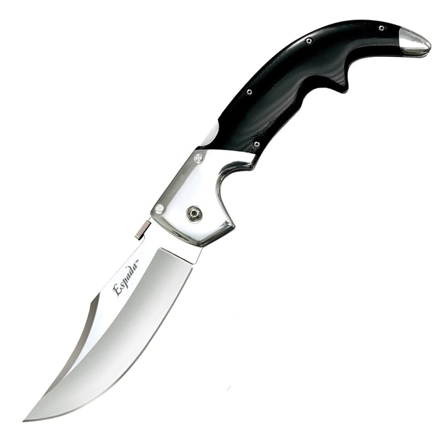 Нож складной складной Cold Steel Espada Large (длина: 311мм, лезвие: 140мм), стальной-черный - изображение 1