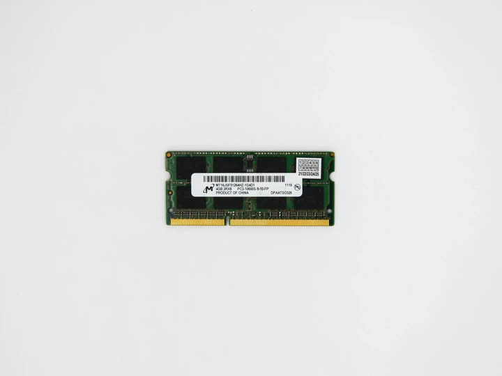 Оперативная память Micron SODIMM 4Gb DDR3-1333MHz PC3L-10600 CL9 ...