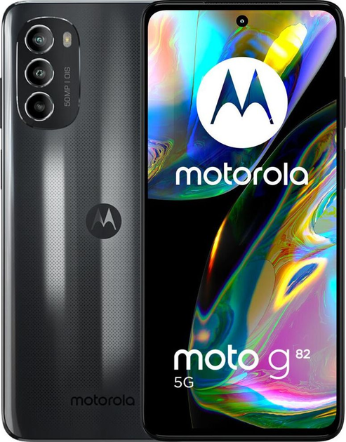 Smartfon Motorola Moto G82 6/128GB Meteorite Grey (PAUA0053PL) - obraz 1