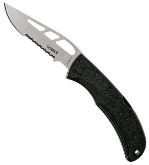Нож складной Gerber E-Z Out Skeleton - Serrated (1019236) - изображение 1