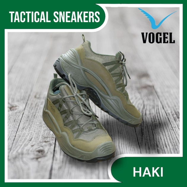 Військові тактичні літні кросівки Vogel Вогель Waterproof ЗСУ Олива 41 - зображення 2