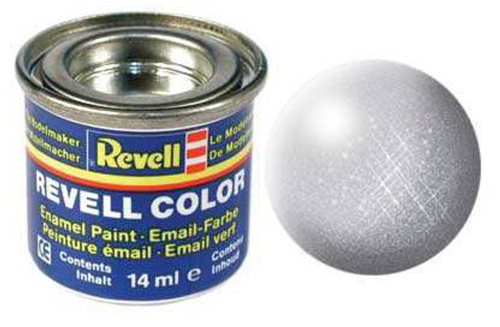 Farba srebrny metalik srebrny metalik 14ml Revell (MR-32190) - obraz 1