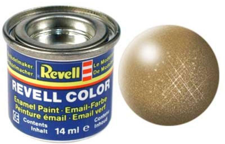 Mosiężna metaliczna farba mosiężna 14ml Revell (MR-32192) - obraz 1
