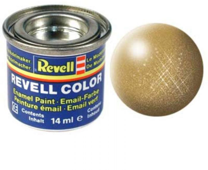 Farba złota metaliczna Revell gold metallic 14 ml (MR-32194) - obraz 1