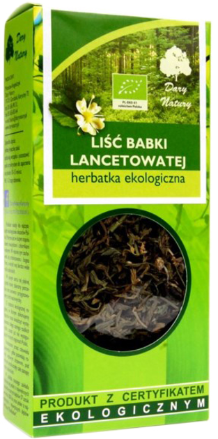 Листья подорожника ланцетовидного Dary Natury Babka Lancetowata Liść 25 г (DN615) - изображение 1