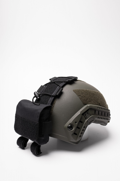 Подсумок противовес для аксессуаров на кавер для баллистического шлема Fast Черный - изображение 2