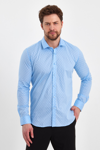 Рубашка Trend Collection 4089 голубой XL от продавца: T27 for men – в ...