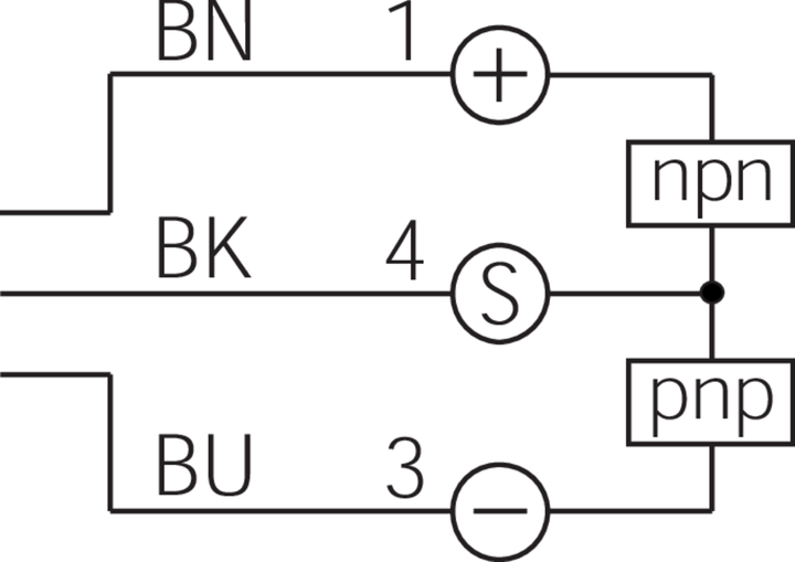 Щелевой датчик для этикеток, Push-pull (2x), NO/NC, IP 67, коннектор M8 3-pin, OGUTI 005/50 G3K-TSSL Di-soric - изображение 3