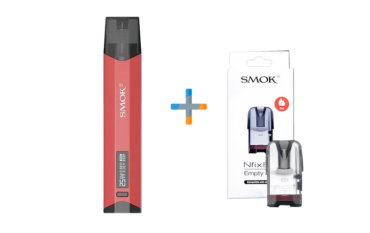 Електронна сигарета Smok Nfix Pro POD Kit Red (Червоний) POD Система ...