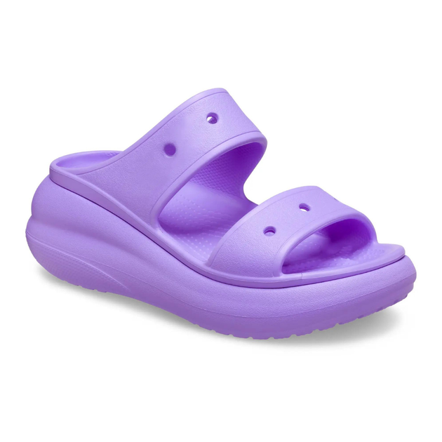 Сандалі на високій платформі Crocs Classic Crush Sandal 36 р 22.5-23 см Фіолетові 207670-M4/W6 Violet - Фото 2 Сандалі на високій платформі Crocs Classic Crush Sandal 36 р 22.5-23 см Фіолетові 207670-M4/W6 Violet - зображення 2
