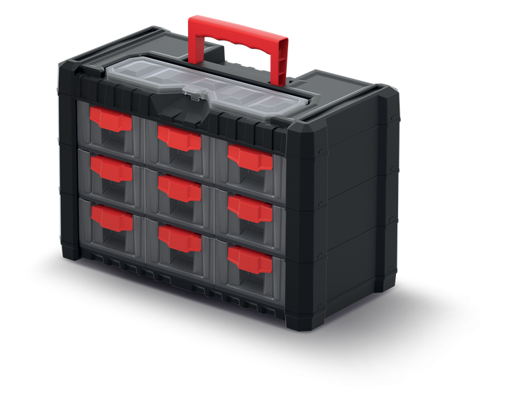 Ящик для інструментів на 9 органайзерів Kistenberg Multicase Cargo KMC303 - Фото 1 Ящик для інструментів на 9 органайзерів Kistenberg Multicase Cargo KMC303 - зображення 1