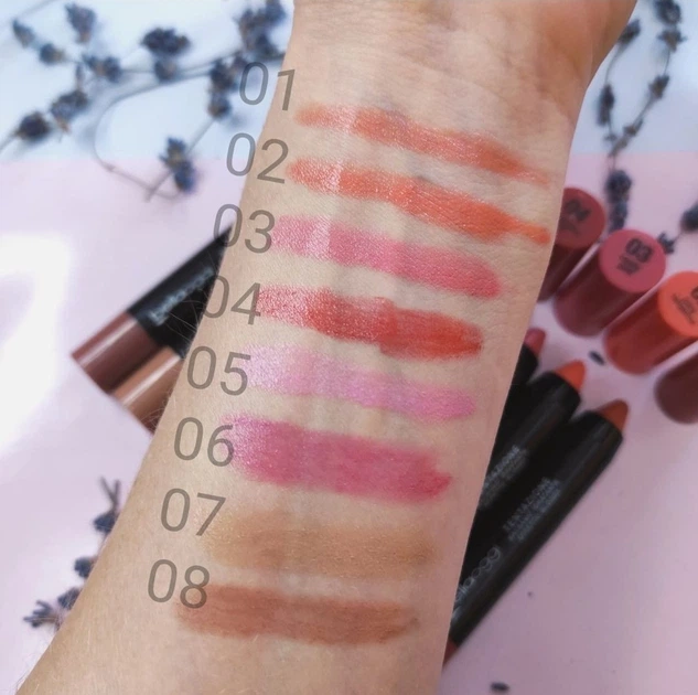Помада-бальзам Bellaoggi Lip Stick Balsam Tentazione Glossy Effect 03 Рожевий - зображення 2