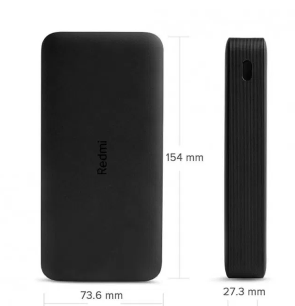 УМБ Павербанк, внешний аккумулятор Xiaomi Redmi Power Bank 20000mAh 2xUSB QC3.0 18W PB200LZM Black (VXN4304GL) - Фото 6 УМБ Павербанк, внешний аккумулятор Xiaomi Redmi Power Bank 20000mAh 2xUSB QC3.0 18W PB200LZM Black (VXN4304GL) - изображение 6