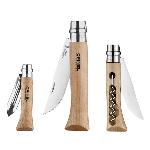 Набор ножей Opinel Nomad Set (3 ножа), бук - изображение 2