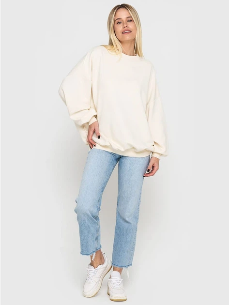 Свитшот женский ROZA 220804 L Бежевый (4824005674792) – в интернет ...