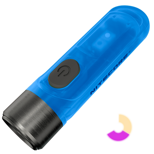 Потужний міні-наключник Nitecore TIKI GITD Blue, люмінесцентний з ультрафіолетом (USB-C) - Фото 1 Потужний міні-наключник Nitecore TIKI GITD Blue, люмінесцентний з ультрафіолетом (USB-C) - изображение 1