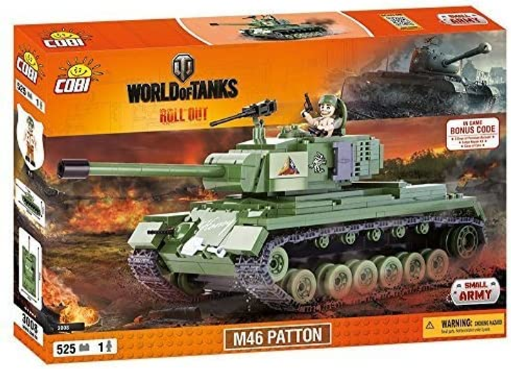 Klocki konstrukcyjne Cobi World Of Tanks M46 Patton (COBI-3008) (5902251030087) - obraz 1