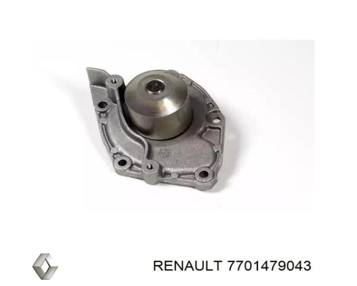 Помпа водяна/насос охолодження Renault 1.9dCi F9Q, F4R 2.0i 16V 7701479043 - зображення 2