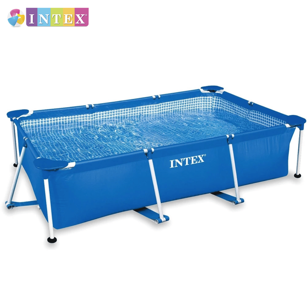 Прямоугольный каркасный бассейн Intex 28270 NP. Размером 220x150x60см ...
