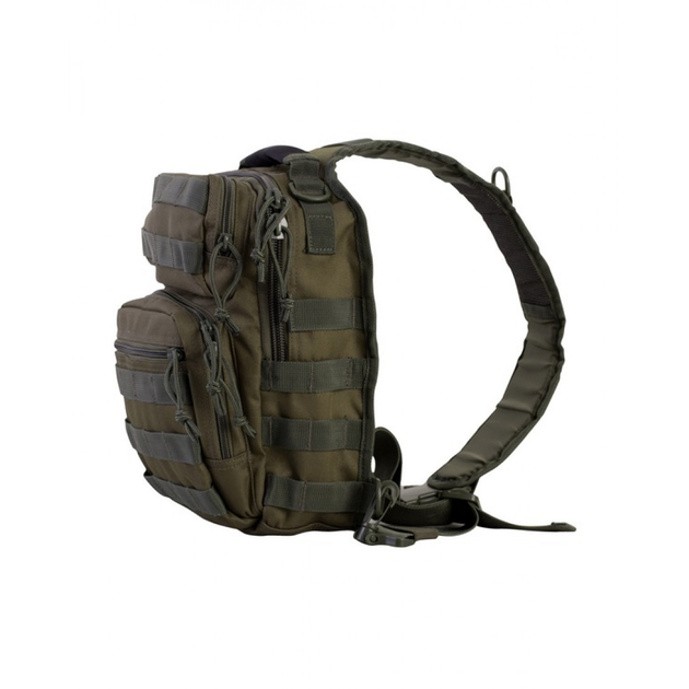 Рюкзак однолямковый Kombat UK Mini Molle Recon Shoulder Bag (10 л) олива - изображение 1