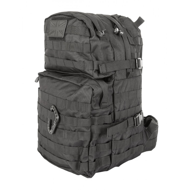 Рюкзак тактичний Kombat UK Medium Assault Pack (40 л) чорний - зображення 1