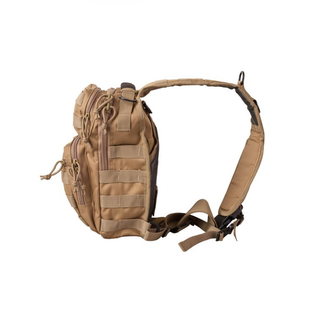 Рюкзак тактический однолямковый Kombat UK Mini Molle Recon Shoulder Bag (10 л) койот - изображение 1