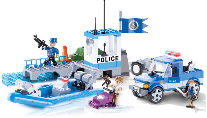 Klocki konstrukcyjne Cobi Harbor patrol 300 elementów (COBI-1565) - obraz 2